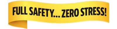 Full safety zero stress packers and movers relocation banner showing professional moving services